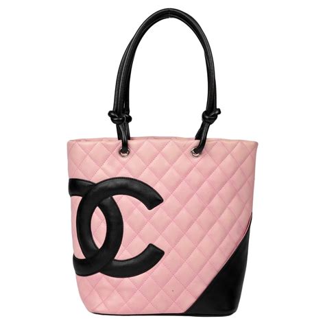 chanel small chambon tote with pink liner|chanel handbags for men.